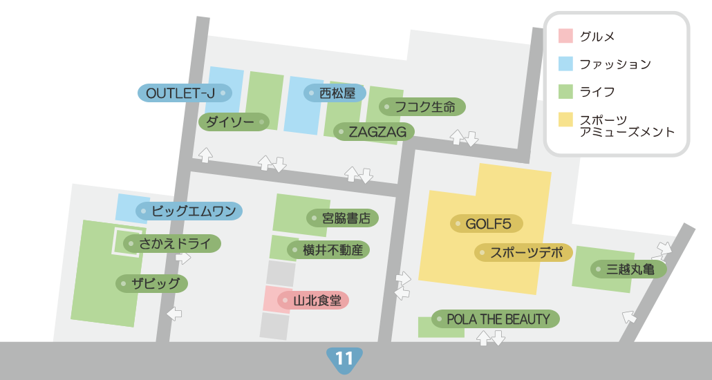 敷地内マップ